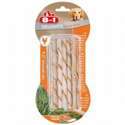 8in1 Delights Bones Ağız Bakım Burgu Çubuğu Köpek Ödülü 55 Gr - 8in1