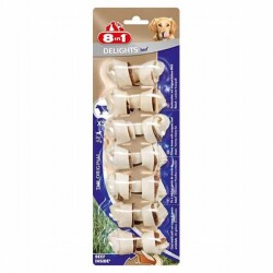 8in1 Delights Bones Biftekli Ağız Bakım Kemiği Köpek Ödülü XS 84 Gr - 8in1