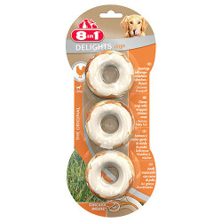 8in1 Delights Bones Tavuklu Halka Ağız Bakım Kemik Köpek Ödülü 119 Gr - 8in1