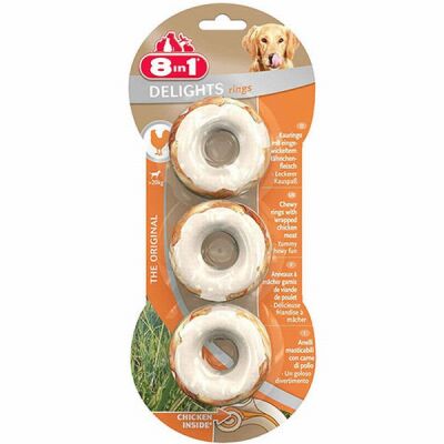 8in1 Delights Bones Tavuklu Halka Ağız Bakım Kemik Köpek Ödülü 119 Gr - 2