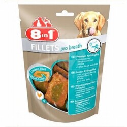 8in1 Fillets Pro Breath Tavuklu Köpek Ödülü Small 80 Gr - 8in1