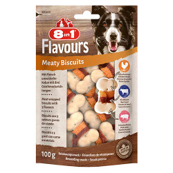 8in1 Flavours Meaty Biscuits Kıtır Köpek Ödülü 100 Gr - 8in1