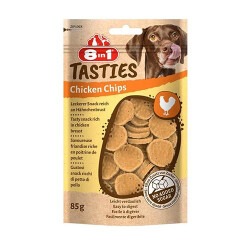 8in1 Tasties Chicken Chips Tavuk Cipsi Köpek Ödülü 85 Gr - 8in1