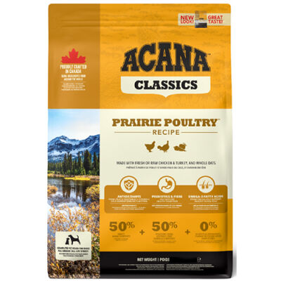 Acana Classics Prairie Poultry Düşük Tahıllı Köpek Maması Tüm Irk ve Yaşam Evreleri 9,7 Kg - 1