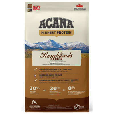 Acana Regionals Ranchlands Sığır Etli Tahılsız Köpek Maması Tüm Irk ve Yaşam Evreleri 11,4 Kg - 1