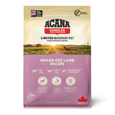 Acana Singles Grass Fed Lamb Kuzulu Elmalı Tahılsız Köpek Maması Tüm Irk ve Yaşam Evreleri 2 Kg - 1