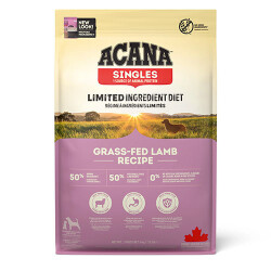 Acana Singles Grass Fed Lamb Kuzulu Elmalı Tahılsız Köpek Maması Tüm Irk ve Yaşam Evreleri 6 Kg - Acana