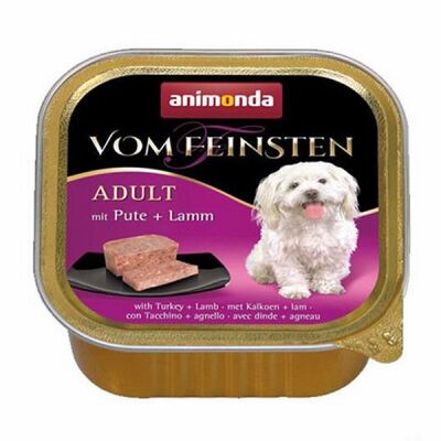 Animonda Vom Feinsten Hindili ve Kuzulu Yetişkin Köpek Konservesi 150 Gr - 1