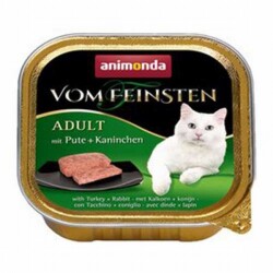 Animonda Vom Feinsten Hindili ve Tavşanlı Yetişkin Kedi Konservesi 100 Gr - Animonda