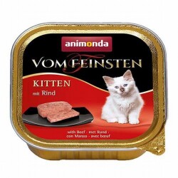 Animonda Vom Feinsten Kitten Biftekli Yavru Kedi Konservesi 100 Gr - Animonda