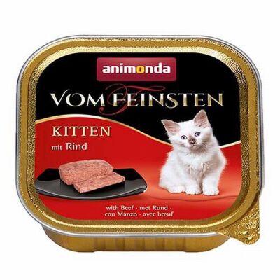 Animonda Vom Feinsten Kitten Biftekli Yavru Kedi Konservesi 100 Gr - 1