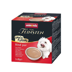 Animonda Vom Feinsten Snack Pudding Biftekli Yetişkin Köpek Pudingi 3x85 Gr - Animonda