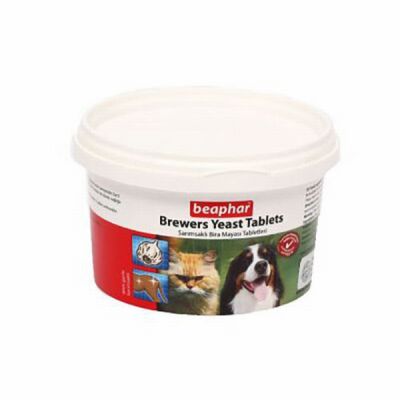 Beaphar Brewers Yeast Kedi ve Köpek Sarımsaklı Bira Mayası Tableti 250 Adet 162,5 Gr - 1