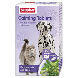 Beaphar Calming Tablets Bitkisel Sakinleştirici Kedi ve Köpek Tableti 20'li - Beaphar
