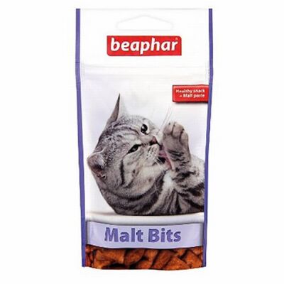 Beaphar Malt Bits Tüy Yumağı Önleyici Kedi Ödülü 35 Gr - 1