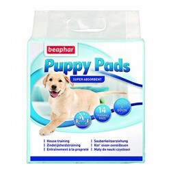 Beaphar Puppy Pads Yavru Köpek Çiş Pedi 60x60 Cm 14'lü - Beaphar