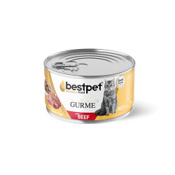 BestPet Gurme Jelly Biftekli Tahılsız Yetişkin Kedi Konservesi 85 Gr - Bestpet