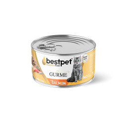 BestPet Gurme Jelly Somonlu Tahılsız Yetişkin Kedi Konservesi 85 Gr - Bestpet