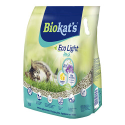 Biokat's Eco Light Fresh Spring Blossom Bahar Çiçeği Kokulu Pelet Kedi Kumu 2x5 Lt - Biokats