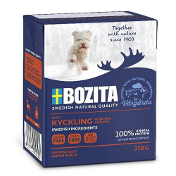 Bozita Chunks Jelly Natural Soslu Parça Tavuklu Tahılsız Yavru Köpek Konservesi 370 Gr - Bozita