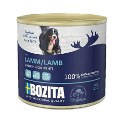 Bozita Natural Pate Kuzulu Tahılsız Yetişkin Köpek Konservesi 625 Gr - Bozita