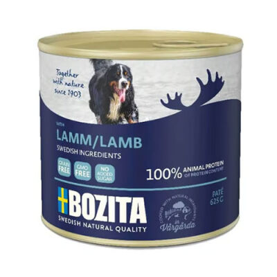 Bozita Natural Pate Kuzulu Tahılsız Yetişkin Köpek Konservesi 625 Gr - 1