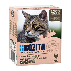 Bozita Chunks Jelly Natural Soslu Parça Tavuklu Tahılsız Yetişkin Kedi Konservesi 370 Gr - Bozita