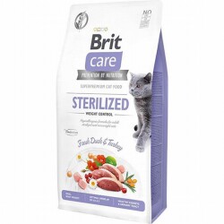 Brit Care Hypoallergenic Kilo Dengeleyici Ördekli Tahılsız Kısırlaştırılmış Kedi Maması 7 Kg B71293 - Brit Care