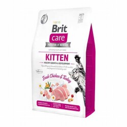 Brit Care Hypoallergenic Tavuklu ve Hindili Tahılsız Yavru Kedi Maması 2 Kg B71278 - Brit Care