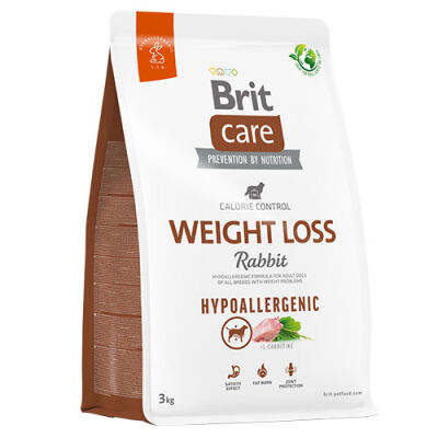 Brit Care Hypoallergenic Weight Loss Rabbit Tavşanlı Kilo Dengeleyici Yetişkin Köpek Maması 3 Kg B72224 - 1