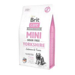 Brit Care Mini Yorkshire Somonlu Küçük Irk Tahılsız Yetişkin Köpek Maması 2 Kg B70779 - Brit Care