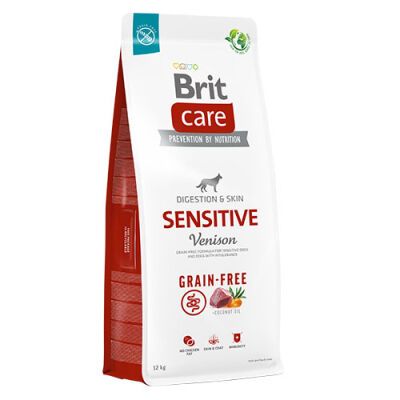 Brit Care Sensitive Digestion Skin Geyikli Tahılsız Yetişkin Köpek Maması 12 Kg B72210 - 1