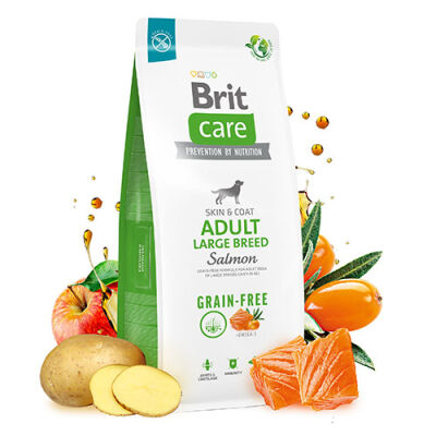 Brit Care Skin Coat Adult Large Breed Somonlu Büyük Irk Tahılsız Yetişkin Köpek Maması 12 Kg B72204 - 2