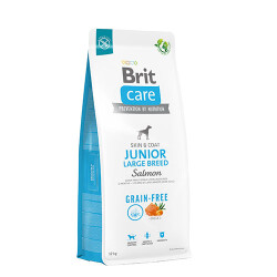 Brit Care Skin Coat Somonlu Büyük Irk Tahılsız Yavru Köpek Maması 12 Kg B72201 - Brit Care