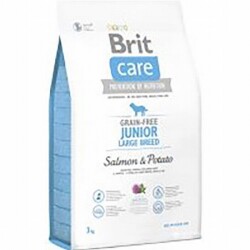 Brit Care Skin Coat Somonlu Büyük Irk Tahılsız Yavru Köpek Maması 3 Kg - Brit Care