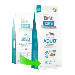 Brit Care Skin Coat Somonlu Tahılsız Yetişkin Köpek Maması 12 Kg B72198 - 3