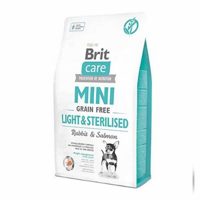 Brit Care Mini Light Sterilised Tavşan ve Somonlu Tahılsız Kısırlaştırılmış Köpek Maması 2 Kg B70785 - 1