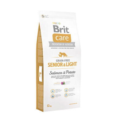 Brit Care Skin Coat Senior Light Somonlu Tahılsız Light Yaşlı Köpek Maması 12 Kg B72207 - 2