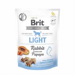 Brit Light Kilo Kontrolü Sağlayan Tavşanlı ve Papayalı Köpek Ödülü 150 Gr B11419 - Brit Care