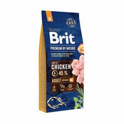 Brit Premium By Nature Adult Orta Irk Tavuklu Yetişkin Köpek Maması 15 Kg B70818 - Brit Care