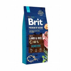 Brit Premium By Nature Adult Sensitive Lamb Kuzulu Yetişkin Köpek Maması 15 Kg B70845 - Brit Care