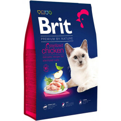 Brit Premium By Nature Tavuklu ve Pirinçli Kısırlaştırılmış Kedi Maması 8 Kg - Brit Care