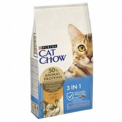 Cat Chow 3 İn 1 Feline Hindili Yetişkin Kedi Maması 15 Kg - Cat Chow