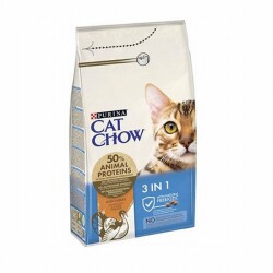 Cat Chow 3 İn 1 Feline Hindili Yetişkin Kedi Maması 1,5 Kg - Cat Chow