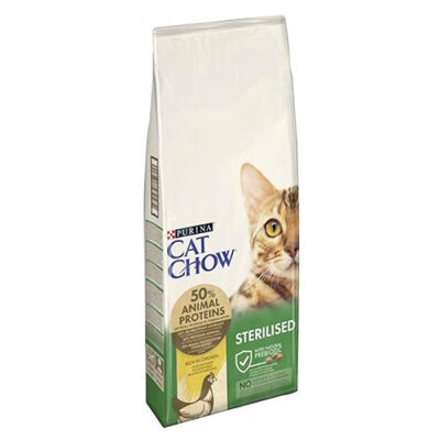 Cat Chow Sterilised Tavuklu Kısırlaştırılmış Kedi Maması 15 Kg - 1