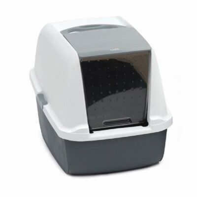 Catit Magıc Blue Litter Box Regular Kapalı Kedi Tuvaleti 56x46x38 Cm - 1