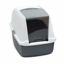 Catit Magıc Blue Litter Box Regular Kapalı Kedi Tuvaleti 56x46x38 Cm - Catit