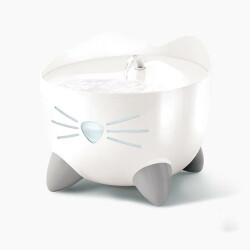 Catit Pixi Fountain Led Seviye Göstergeli Otomatik Kedi Su Sebili 2 Lt Beyaz - Catit