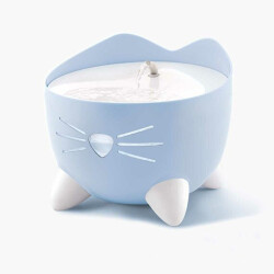 Catit Pixi Fountain Led Seviye Göstergeli Otomatik Kedi Su Sebili 2 Lt Mavi - Catit