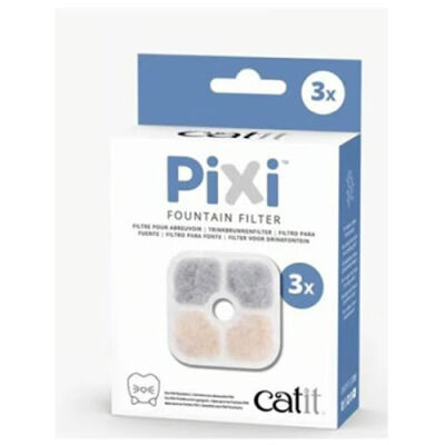 Catix Pixi Otomatik Kedi Su Kabı Yedek Filtre Kartuşu 3'lü - 1